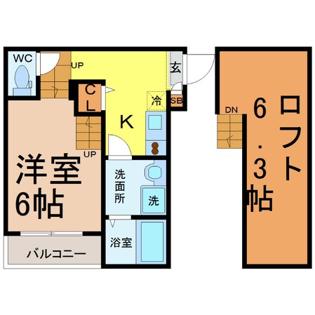 ＧＲＡＮＤＦＯＲＭＥ堀田（グランドフォルム堀田）の物件間取画像